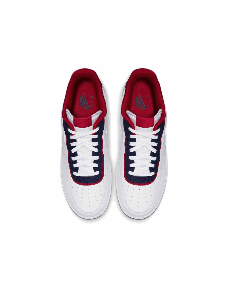 Air force 1 hotsell low lv8 americana white/obsidian/red