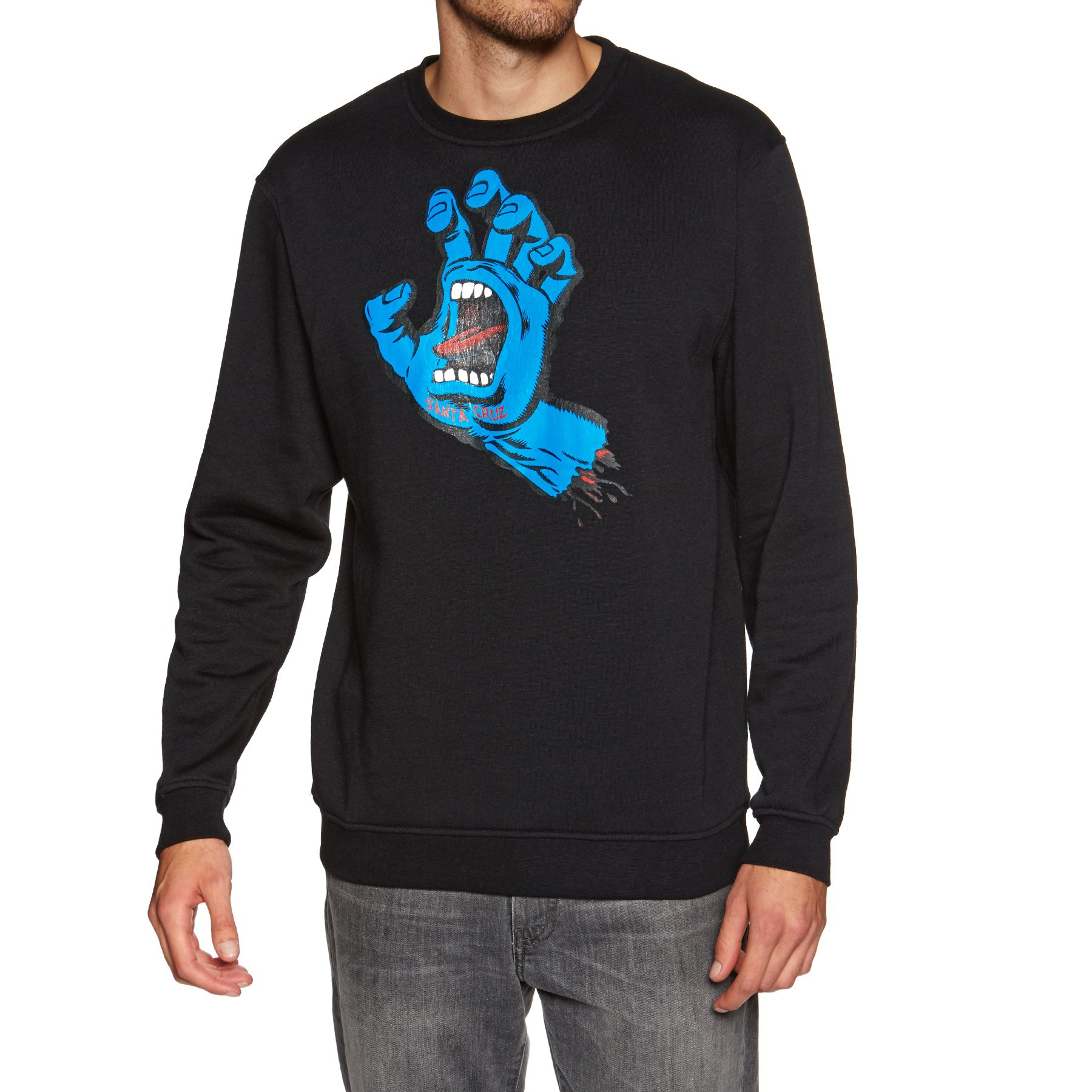 santa cruz screaming hand sweatshirt