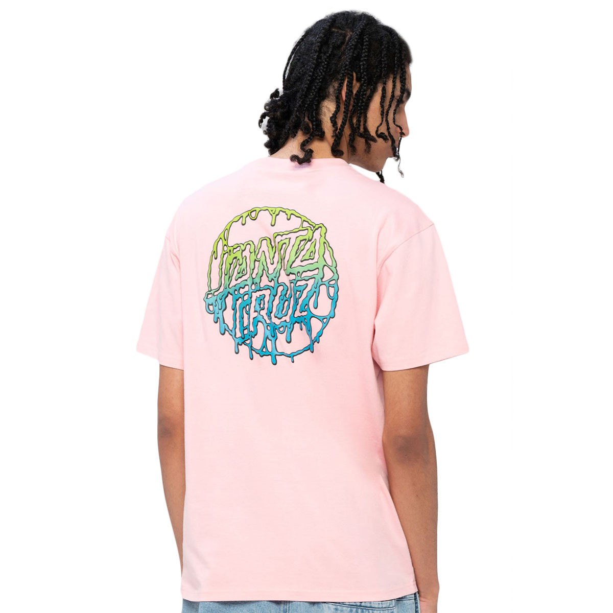 Santa Cruz Toxic Dot T Shirt Pink Santa Cruz Tee