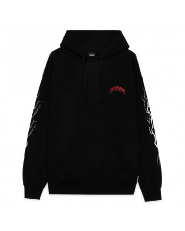 Propaganda Sweatshirt Wolf Hoodie Black