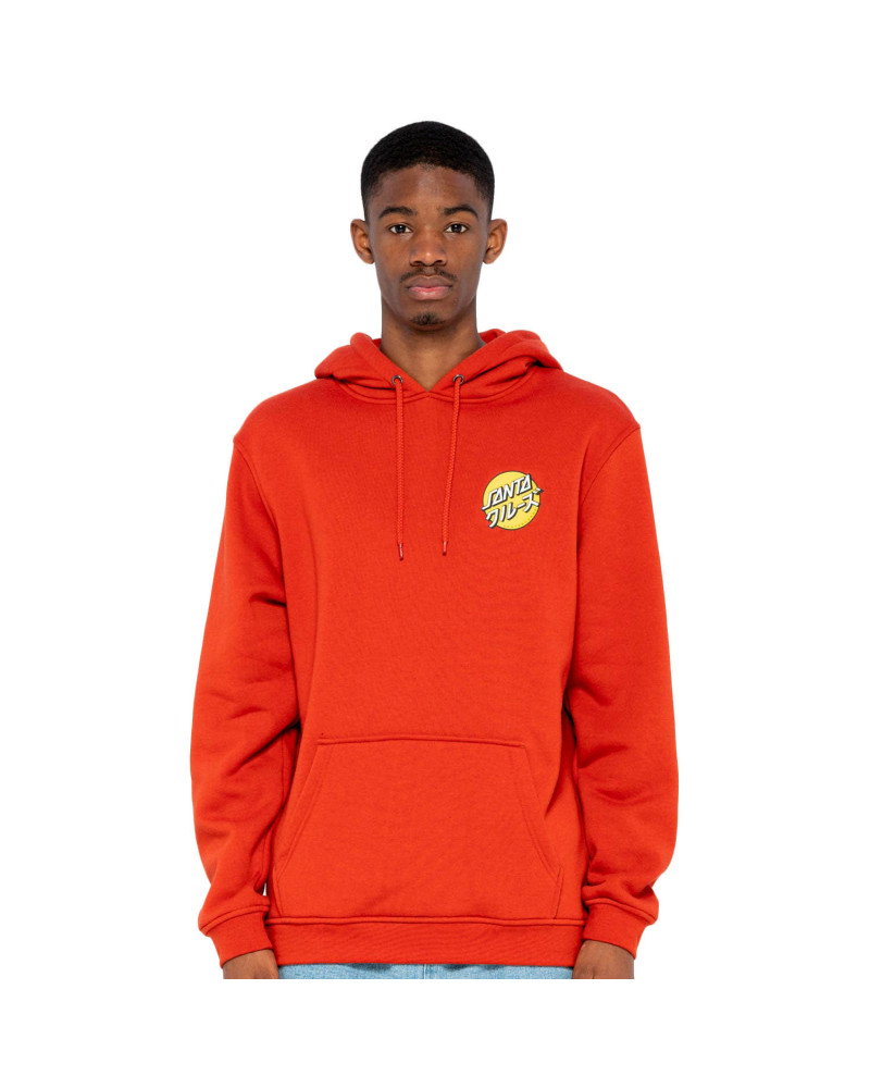 Santa Cruz Sweatshirt Mixed Up Dot Hood Ketchup Santa Cruz