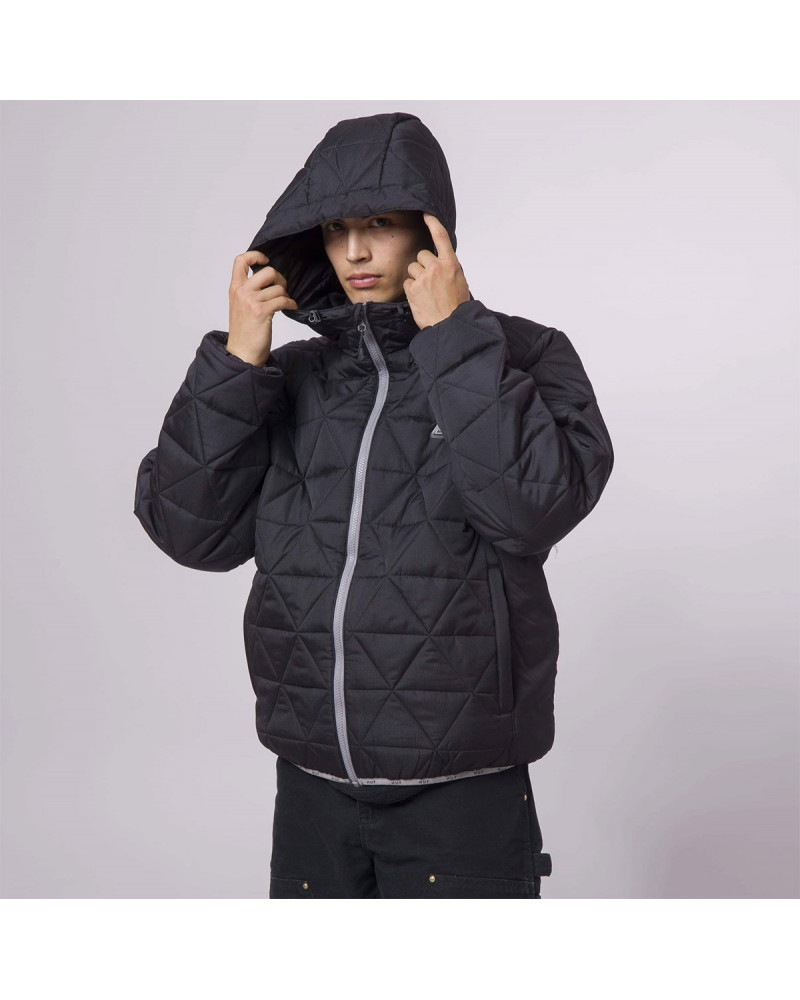 HUF Polygon Quilted Jacket Black | Huf Giacche Online