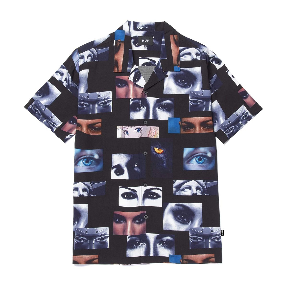 HUF Optic SS Resort Shirt Top Black