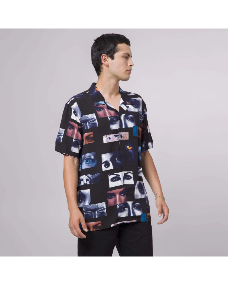 HUF Optic SS Resort Shirt Top Black | HUF Online Store