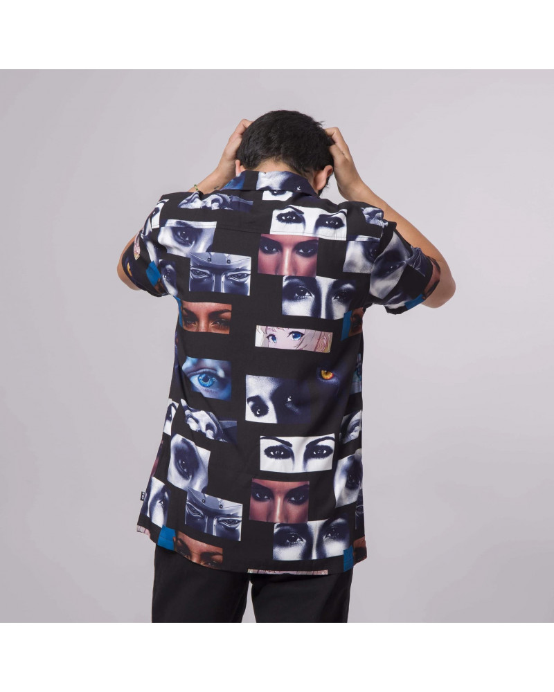 HUF Optic SS Resort Shirt Top Black | HUF Online Store