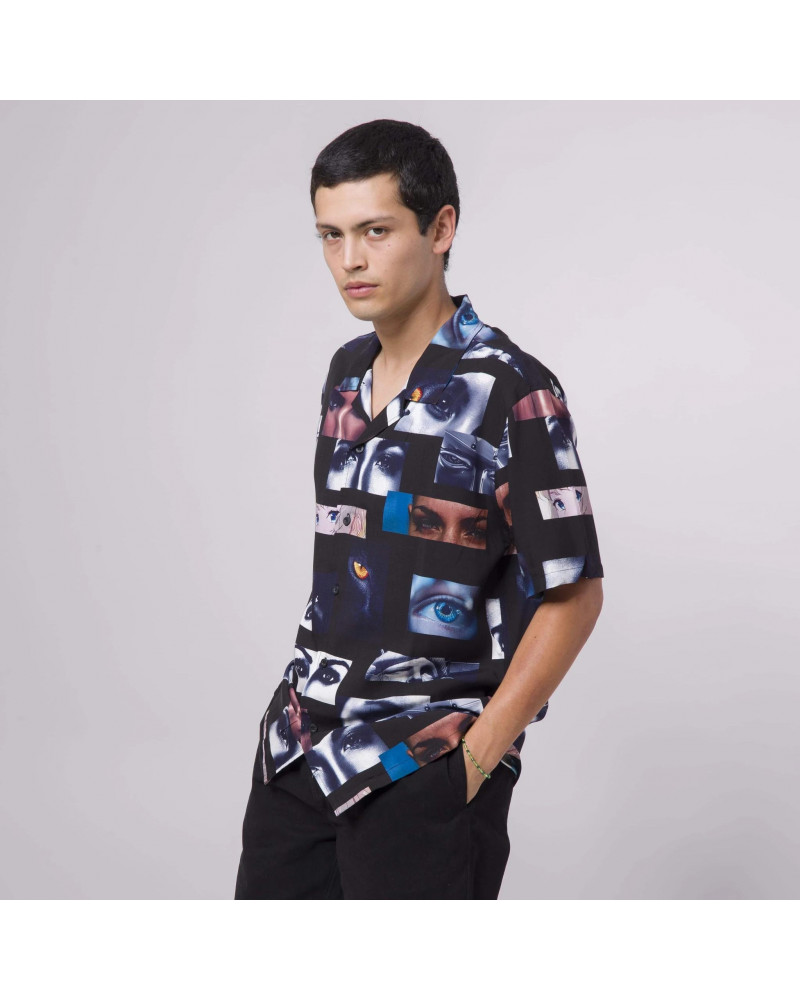 HUF Optic SS Resort Shirt Top Black | HUF Online Store