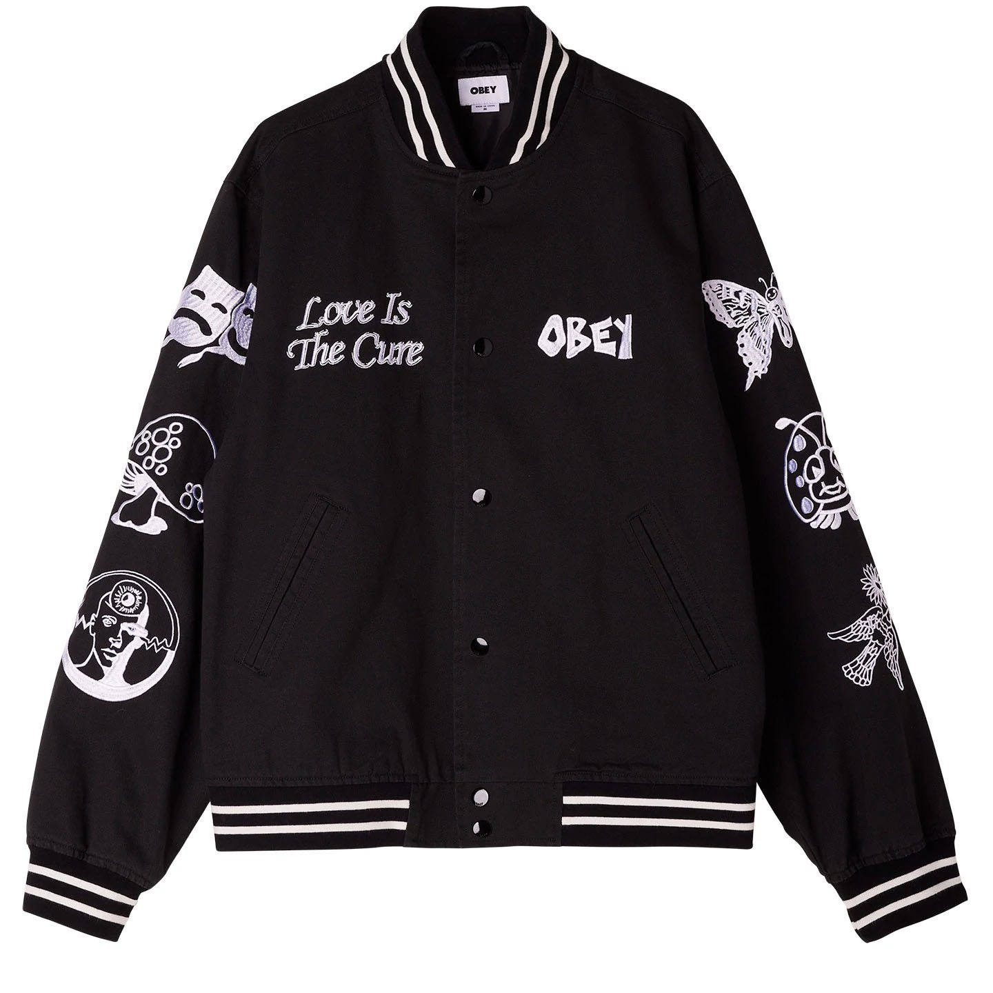 Obey Cherub Jacket Black | Online Shop Obey Jacket