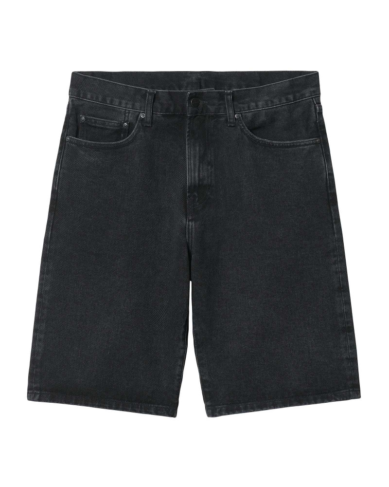 Carhartt Wip Pontiac Short Black (Stone Washed) | Negozio Carhartt WIp