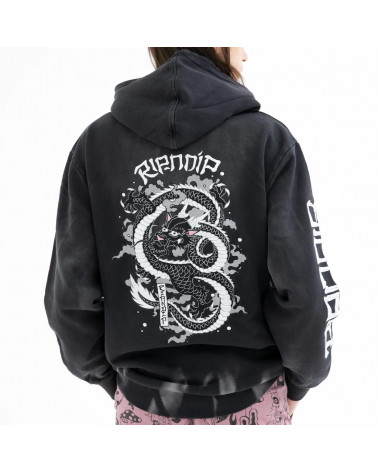 RIPNDIP Mystic Jerm Hoodie (Black Faded Wash)