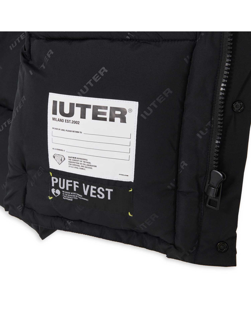 IUTER PUFF VEST - Puff Vest BLACK