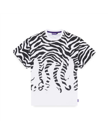 Octopus Zebra Tee White