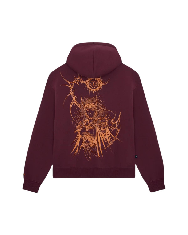 Dolly Noire Aisling Hoodie Bordeaux