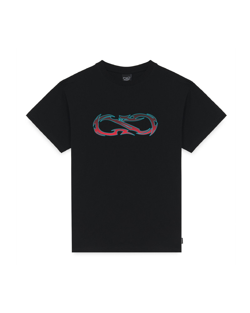 Propaganda Logo Saw Tee Black