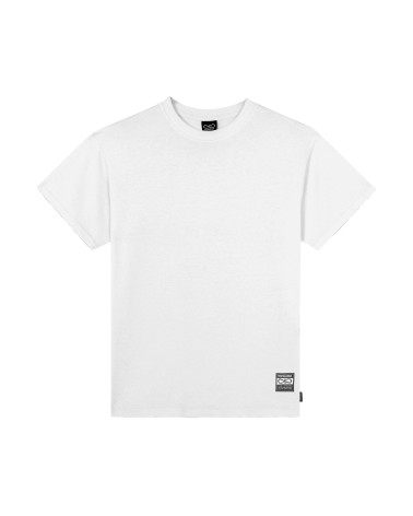 Propaganda Label Bicolor Tee White