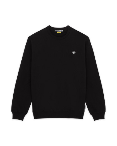 Iuter Heart Logo Crewneck Black