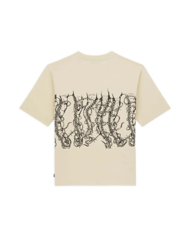 Octopus By Giorgio Di Salvo - Barbed Wire Tee Cream