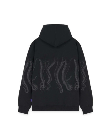 Octopus Outline Hoodie Black