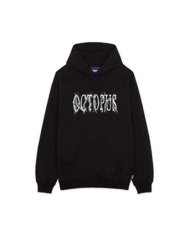 Octopus Tentacles Logo Hoodie Black