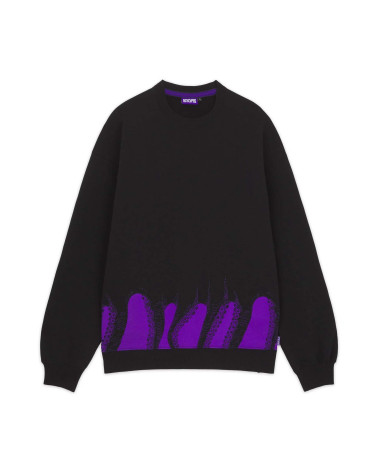 Octopus Lower Crewneck Black