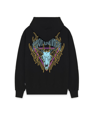 Propaganda Triangle Deer Hoodie Black