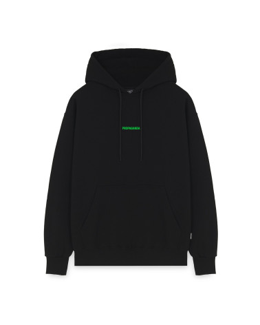 Propaganda Ribs Snake Hoodie Black