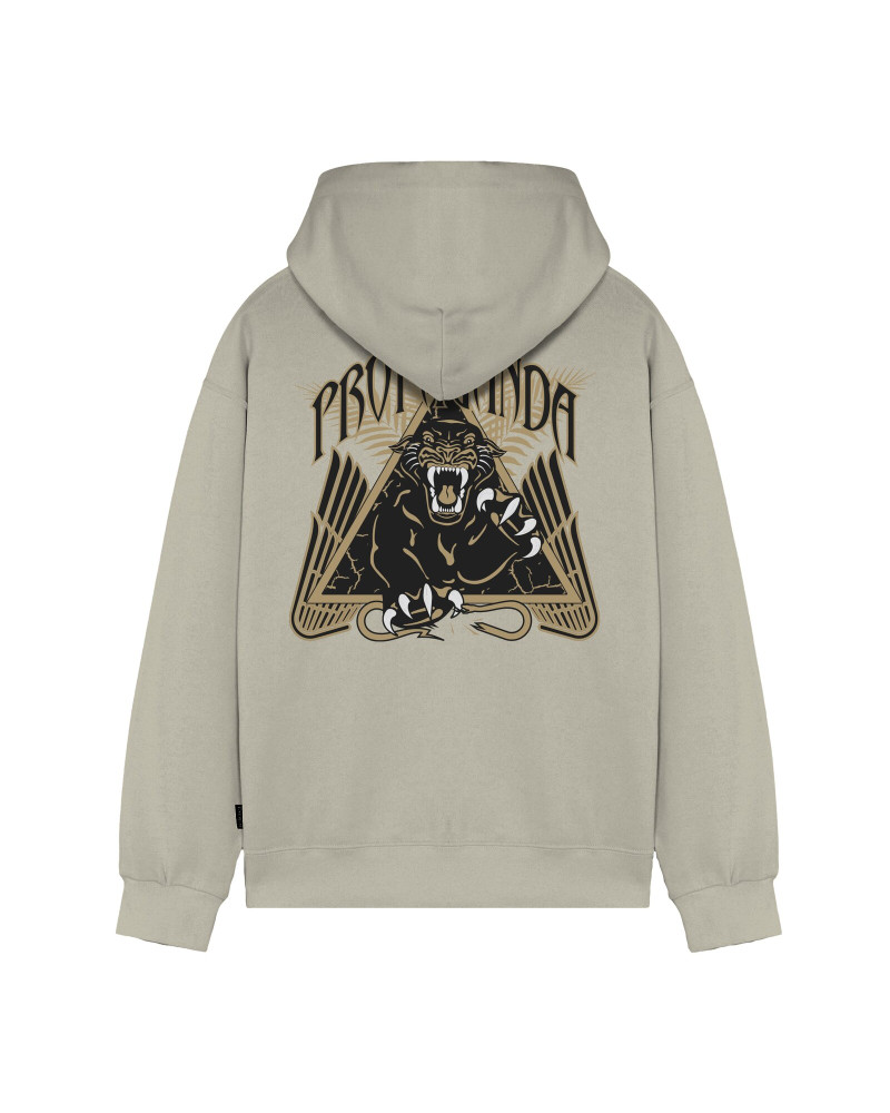 Propaganda Triangle Panther Hoodie Bone