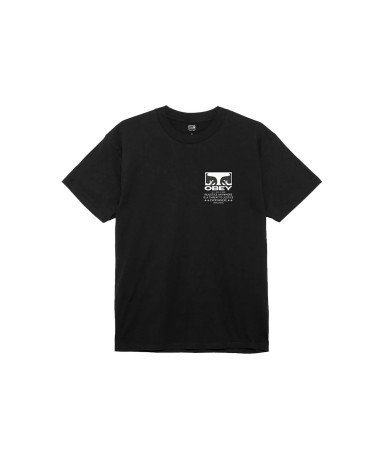 Obey Justice Everywhere T-Shirt Black