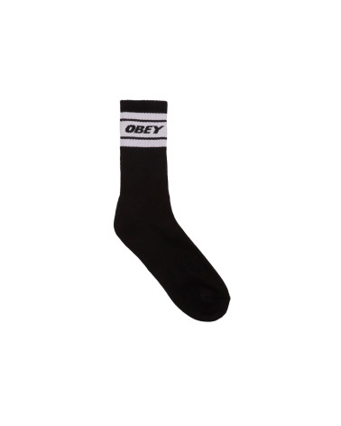 Obey Calze Cooper II Socks Black/White