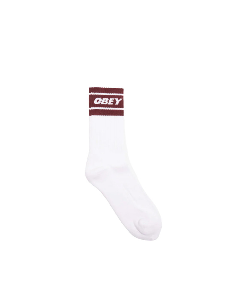 Obey Calze Cooper II Socks White/Zinfandel