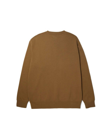 HUF Relocation Crewneck Sweatshirt Mud