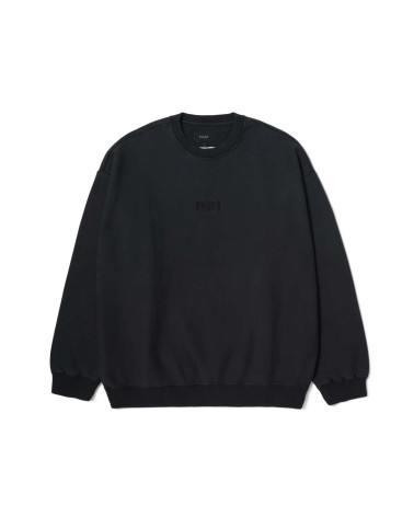 HUF Mason Crewneck Sweatshirt Washed Black