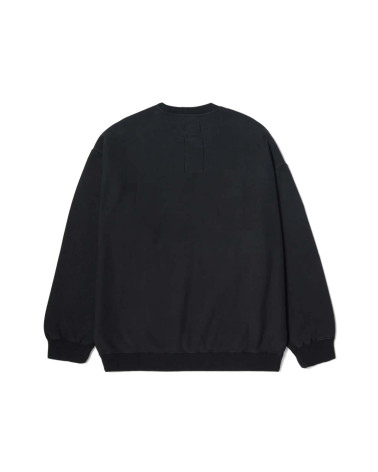 HUF Mason Crewneck Sweatshirt Washed Black