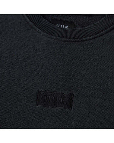 HUF Mason Crewneck Sweatshirt Washed Black