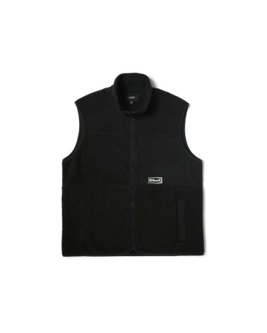 HUF Sonoma High Pile Vest Black