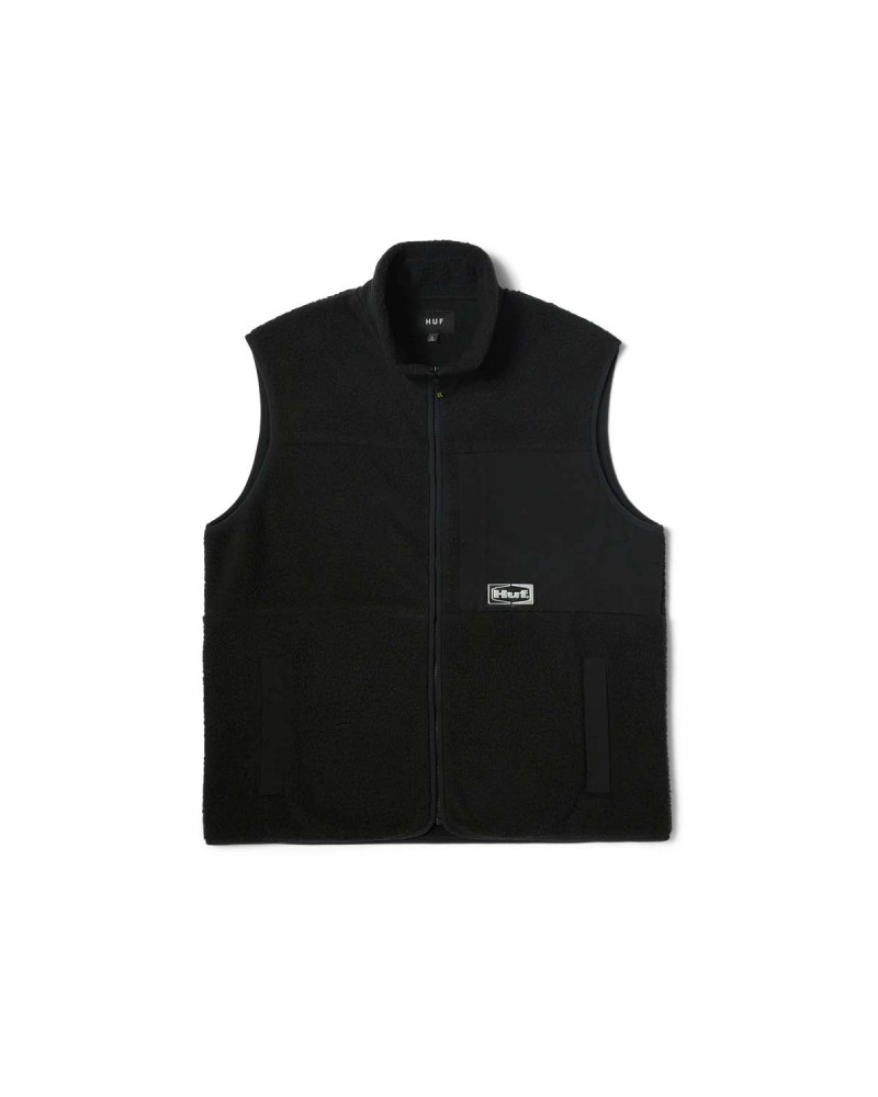 HUF Sonoma High Pile Vest Black