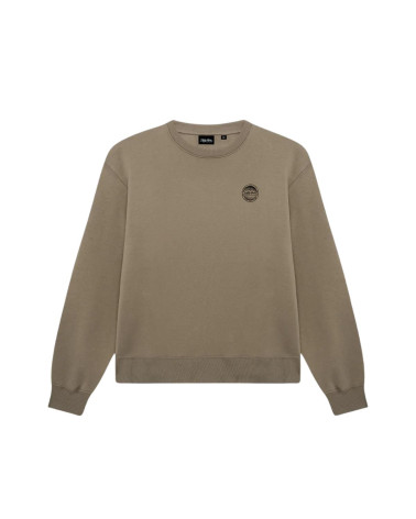 Dolly Noire Three Ravens Crewneck Stone Brown