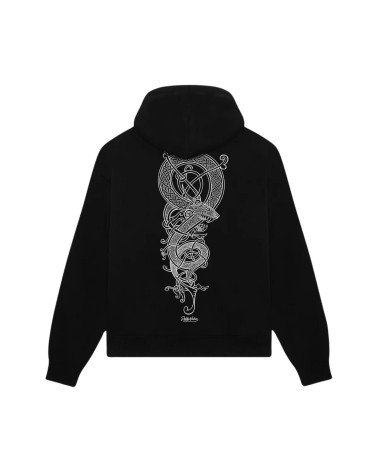 Dolly Noire Dragon Knot Hoodie Black