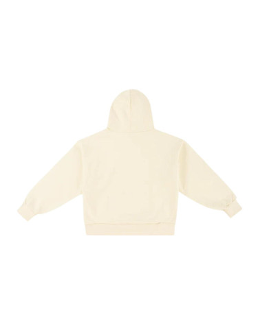 Garment Workshop Double Layer Hoodie With Double Embroidery Heavy Cream