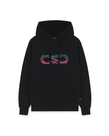 Propaganda Logo Saw Hoodie Black