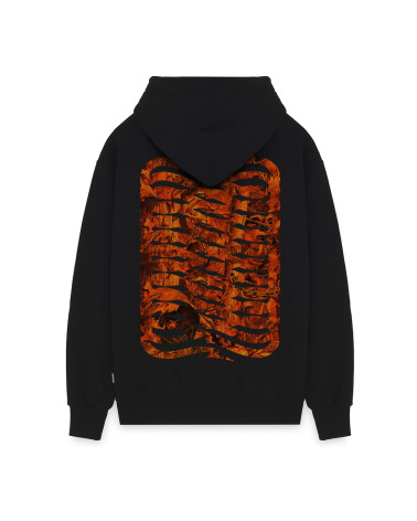 Ribs Underwood Hoodie Black