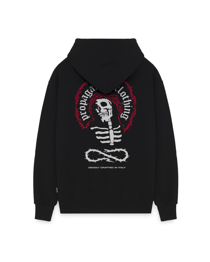 Propaganda Misery Hoodie Black