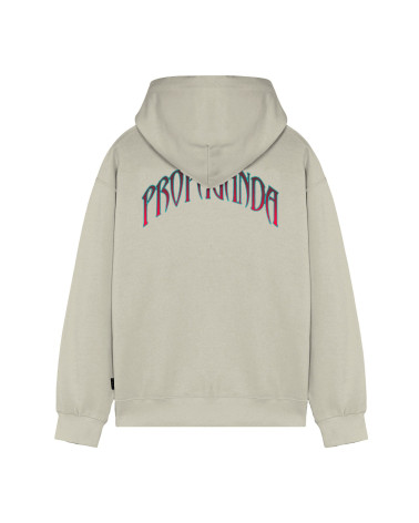 Propaganda Logo Saw Hoodie Bone