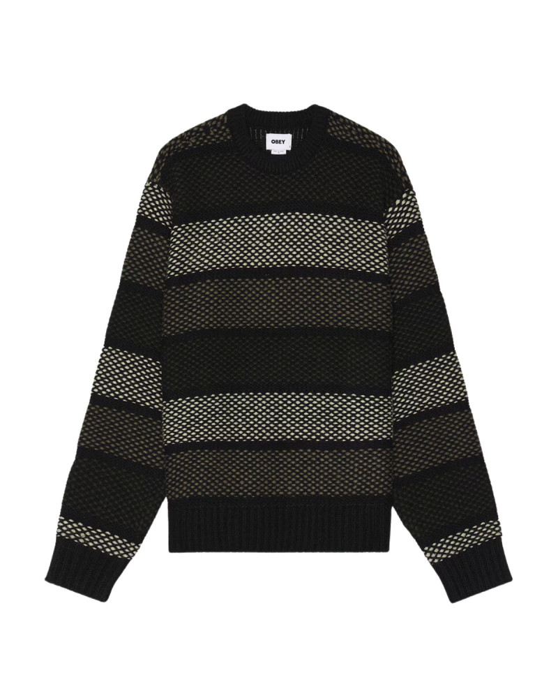 Obey Benjamin Crew Neck Sweater Multi