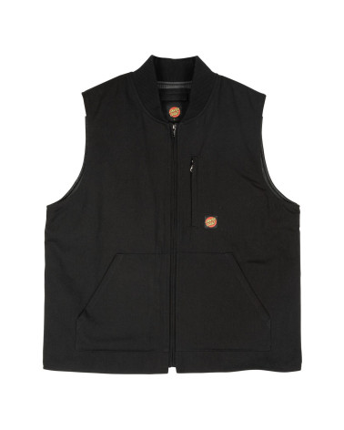 Santa Cruz Classic Label Vest Jacket Black