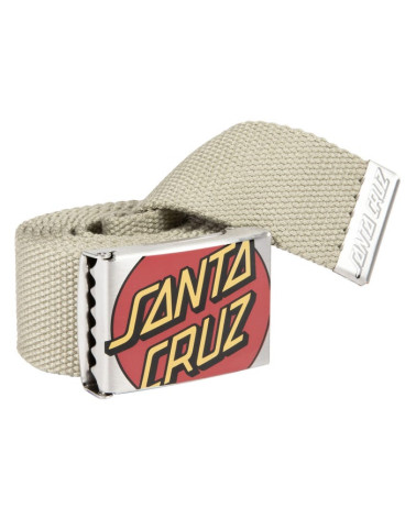 Santa Cruz Crop Dot Belt Stone Grey