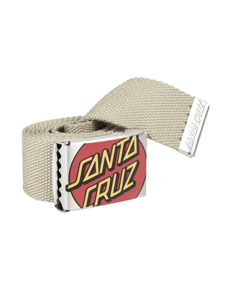 Santa Cruz Crop Dot Belt Stone Grey