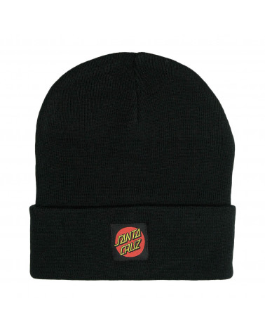 Santa Cruz Classic Label Beanie Black