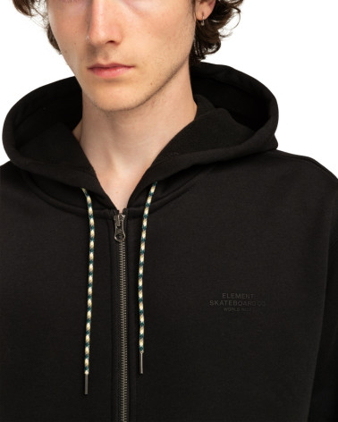 Element Rain Cornell Zip Hoodie Black