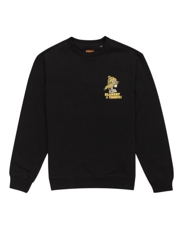 Element Birds Eye Crewneck Black