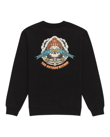 Element Birds Eye Crewneck Black